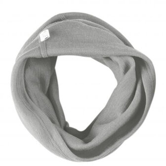 Sjaal bandana licht grijs wol/zijde