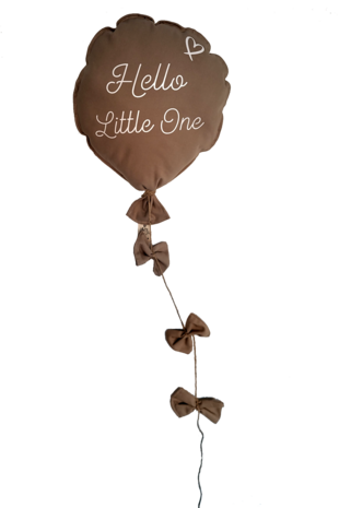 Ballon van stof - Hello little one - Geboorteballon